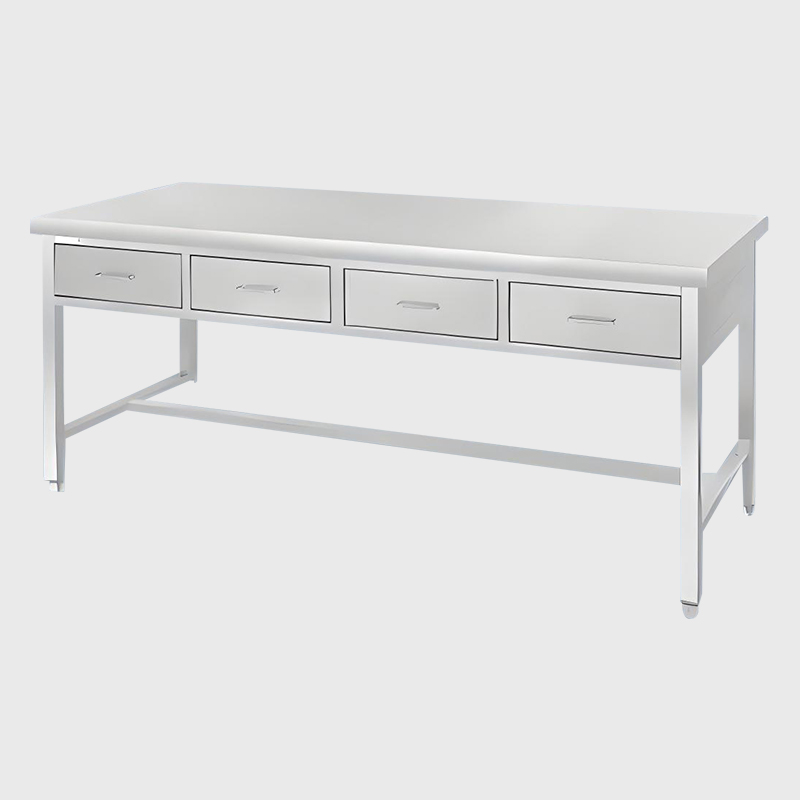 Sjukhus CSSD arbetsbord i rostfritt stål